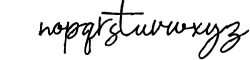 Sleeping WIld Signature Font LOWERCASE