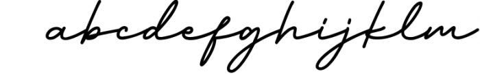 Slowy Signature Font LOWERCASE