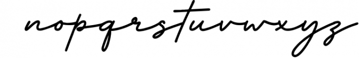 Slowy Signature Font LOWERCASE