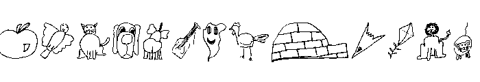 SL Kids Alphabet FONT