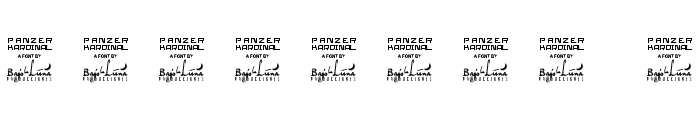 SL Panzerkardinal Font OTHER CHARS