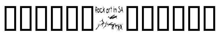 SL Rock Art Font UPPERCASE