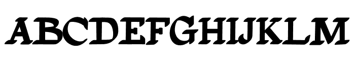 SLAB GRAB Font UPPERCASE
