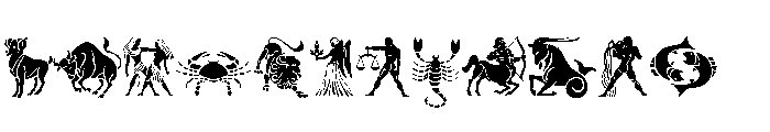 SLZodiacStencils FONT