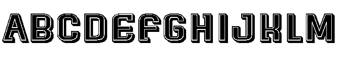 Slab Regular Font UPPERCASE