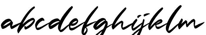 Slash Signature Personal Use Font LOWERCASE