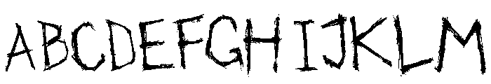 Slasher Mimco Font UPPERCASE