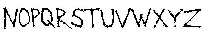 Slasher Mimco Font UPPERCASE