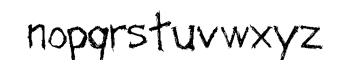 Slasher Mimco Font LOWERCASE