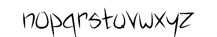 Slatana Regular Font LOWERCASE