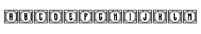 Slave Regular Font UPPERCASE