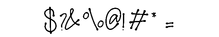 Sleep Overtime Font OTHER CHARS