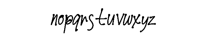 Sleep Overtime Font LOWERCASE