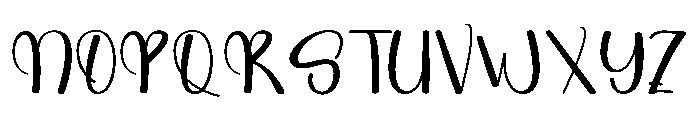 Sleeping3 Font UPPERCASE