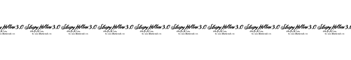 Sleepy Hollow 3.0 Font OTHER CHARS