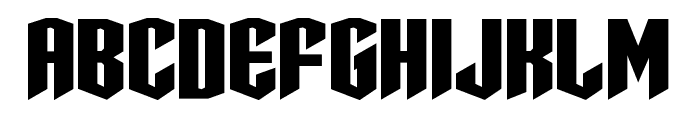 Sleigher Expanded Font LOWERCASE