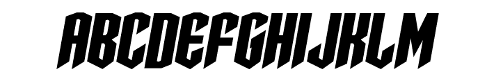 Sleigher Semi-Italic Font LOWERCASE