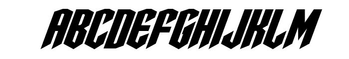 Sleigher Super-Italic Font LOWERCASE