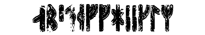 Sleipnir Runic Font UPPERCASE