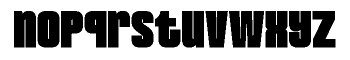 Slice Regular1 Font LOWERCASE