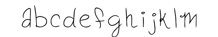 Slightly Cursive Charac Regular FONT
