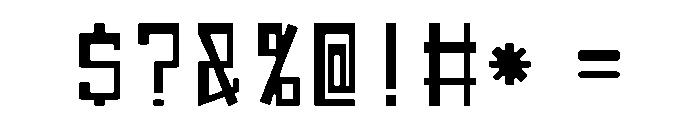 SlimDownRound Font OTHER CHARS