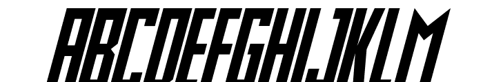 Slimbots Italic Font UPPERCASE