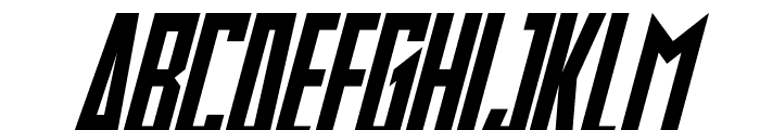 Slimbots Italic Font LOWERCASE