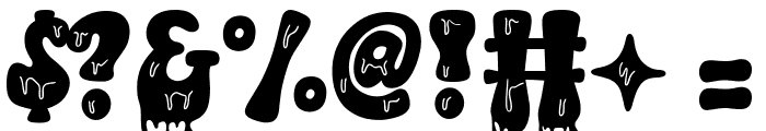 Slime Vibes DEMO DEMO Font OTHER CHARS