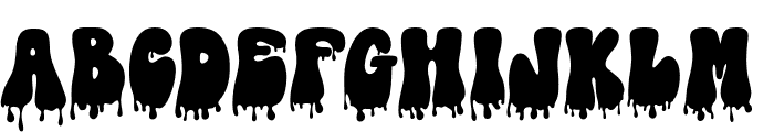 Slime Vibes DEMO DEMO Font UPPERCASE