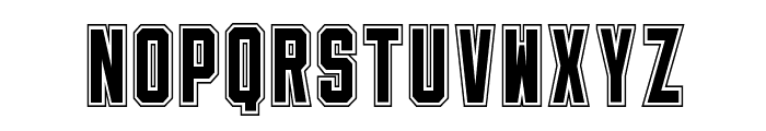Slimfit College Font LOWERCASE