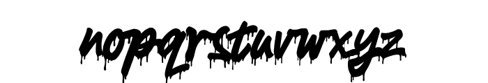 Slimy Drool Font LOWERCASE