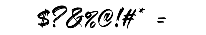 Slingday Font OTHER CHARS