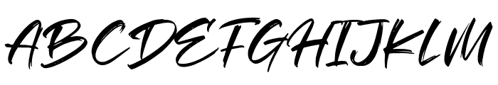 Slingday Font UPPERCASE