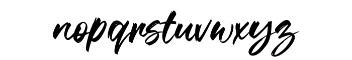 Slingday Font LOWERCASE