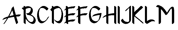 Slondok Font UPPERCASE