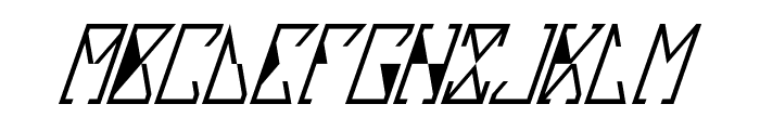 Sloux Italic Font LOWERCASE