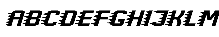 Slow Connection Regular Font UPPERCASE