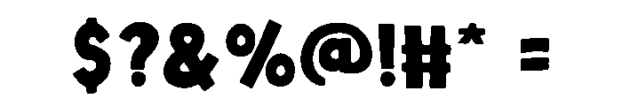 Slowdown Font OTHER CHARS