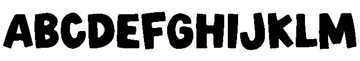 Slowdown Font UPPERCASE