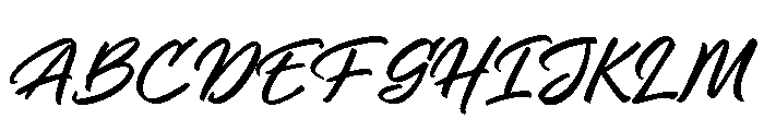 Slowing Font UPPERCASE