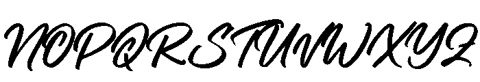 Slowing Font UPPERCASE