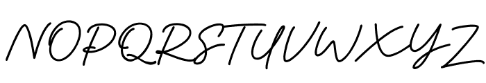 SlowlySignature Font UPPERCASE