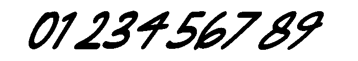Slowning Font OTHER CHARS