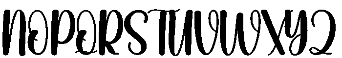 Sludgy Font UPPERCASE