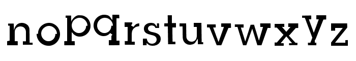 Slug Bug Open Regular Font LOWERCASE