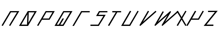 slantedITALICshift-Black Font LOWERCASE