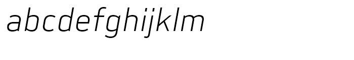 Slow Tempo Light Italic Font LOWERCASE