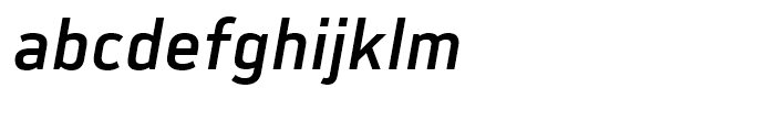 Slow Tempo SemiBold Italic Font LOWERCASE
