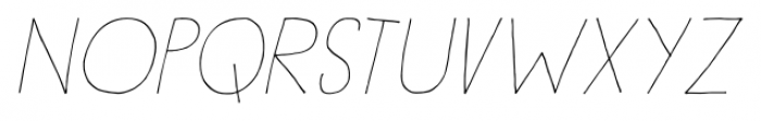 Sleepy Time Italic Font UPPERCASE